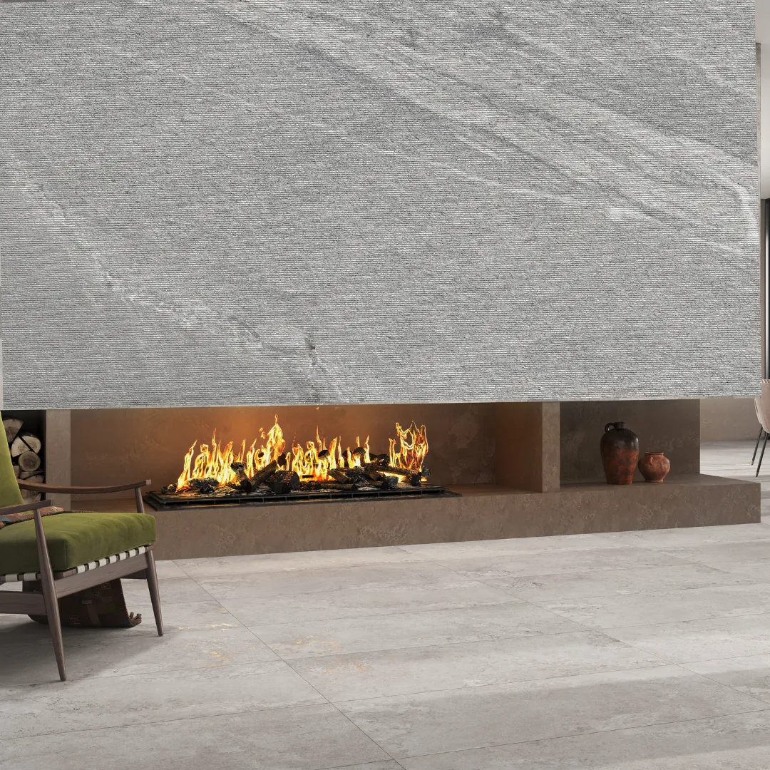 Exotica Clicker Grey Decor (2*4), highlighter wall tile for bathroom